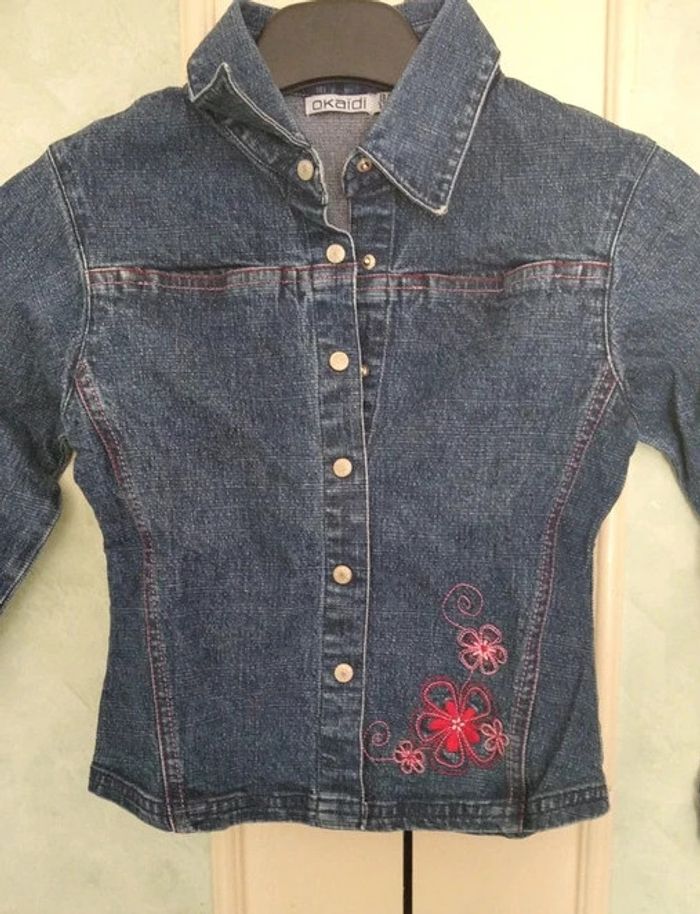 Veste en jean Okaïdi 8 ans - photo numéro 2
