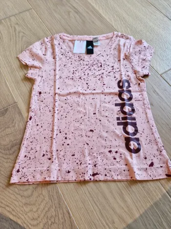 T-shirt Adidas fille 7 ans rose