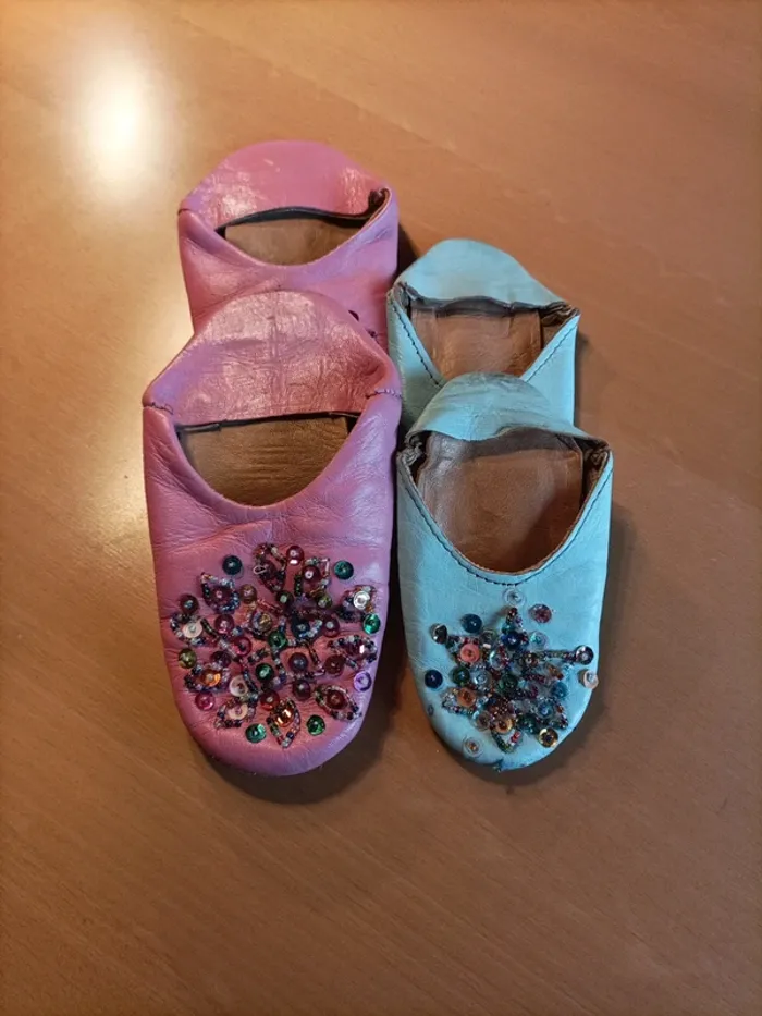 Lot de 2 paires de Babouches - photo numéro 2