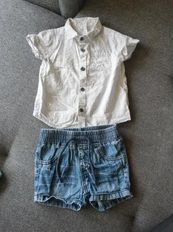 Ensemble bébé habillé pour cérémonie ou tous les jours