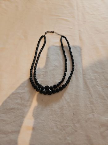Collier Perles noires