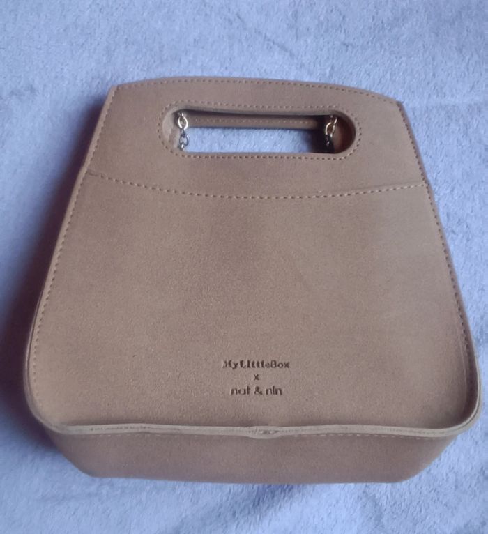 Petit sac à main marron clair Nat&Nin