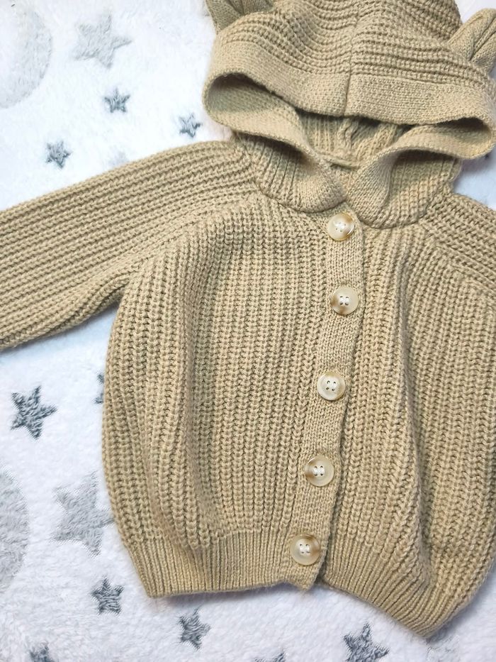 Gilet mixte Cozy Cub - 1 mois - marron - très bon état - photo numéro 2