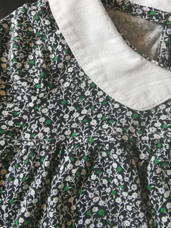 Tee shirt " floral col claudine" Monoprix _ 4 ans - photo numéro 2