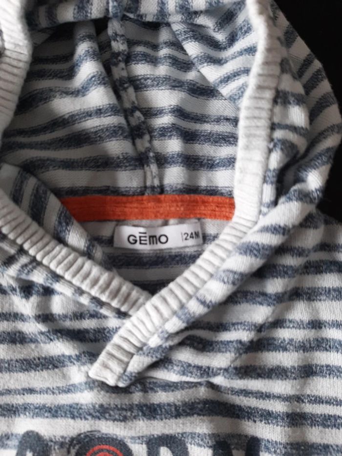 Pull à capuche 24 mois - photo numéro 3