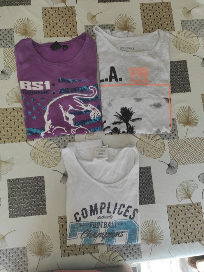 Lot tee-shirt été débardeur garçon 14 ans