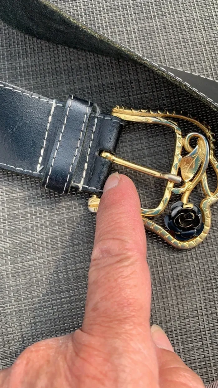 Ceinture cuir femme - photo numéro 4