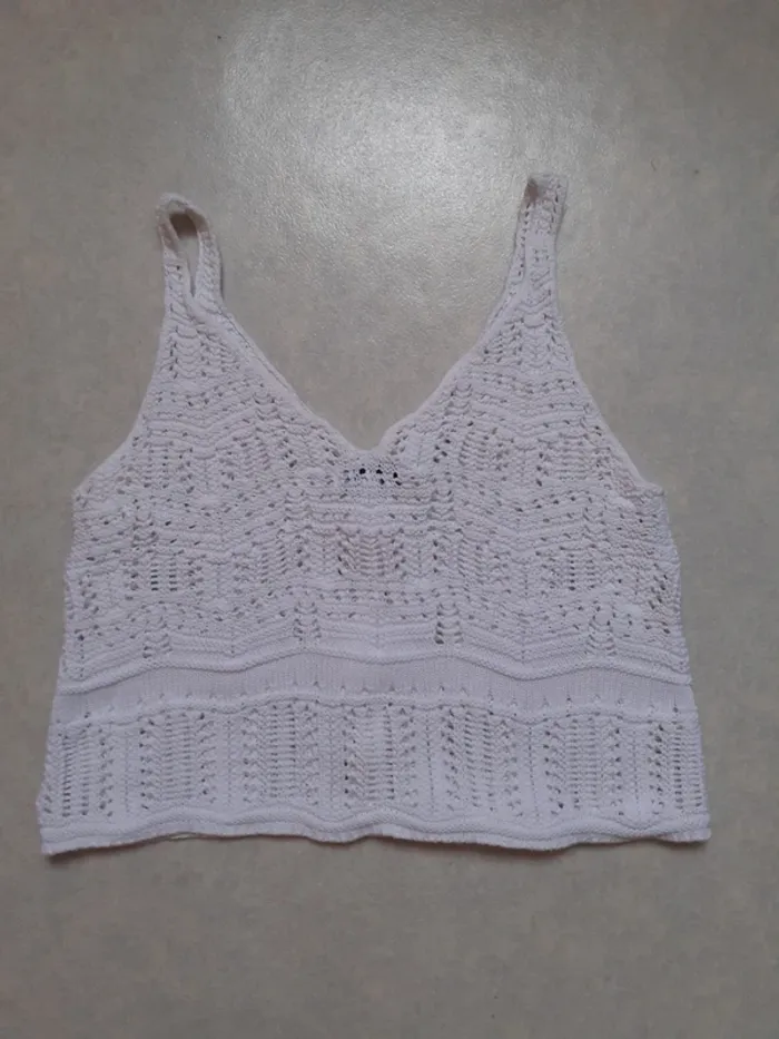 Maillot blanc à brides - photo numéro 2