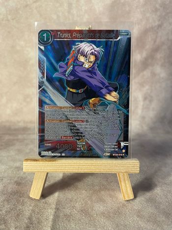 Bt23 019 R - Trunks, préparatif de bataille - Dbs card game