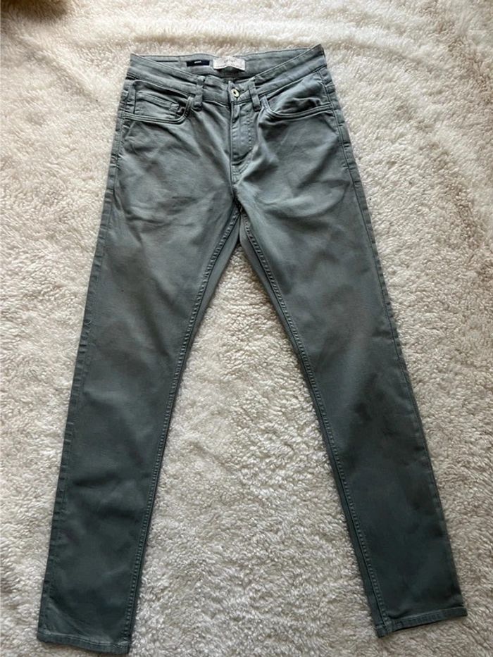 Jean straight vert clair Celio 38 - photo numéro 2