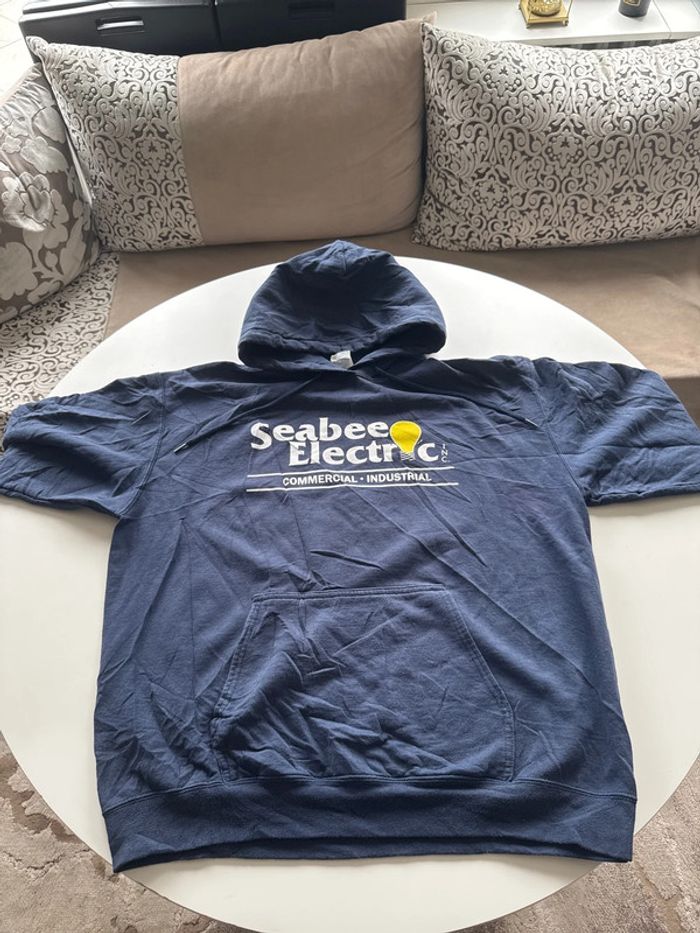 Sweat à capuche Seabee Electric double face – Taille XL