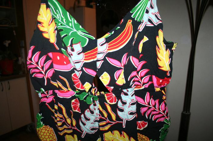 🌸combi short  sexy fleuri tropicale dos nu Taille 40 "Undiz " 🌸 - photo numéro 2