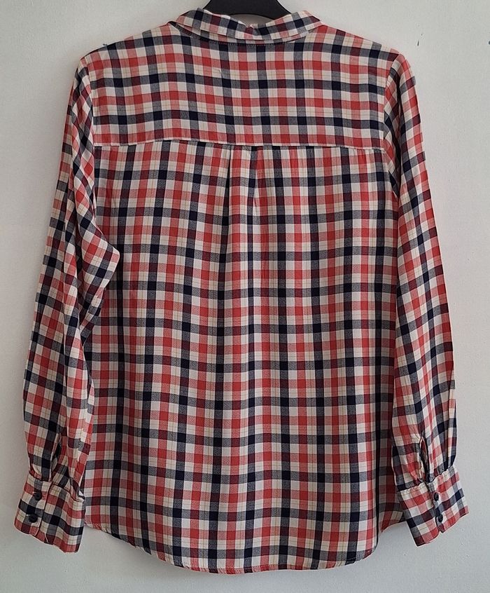 Chemise à carreaux légèrement masculine - photo numéro 5