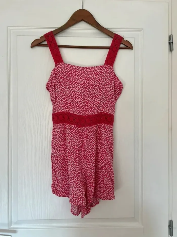 Combi short rose à étoiles - Hollister - M