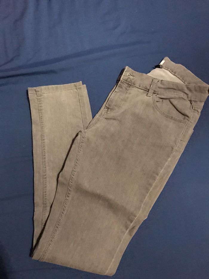 Jean skinny gris clair