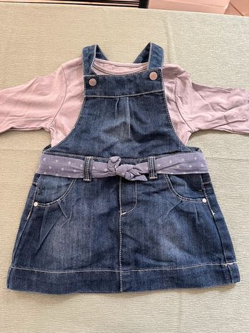 Ensemble salopette + t-shirt