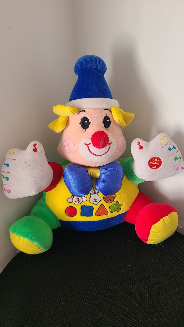 Clown Malin multicolore V-TECH PELUCHE Premier AGE - photo numéro 6