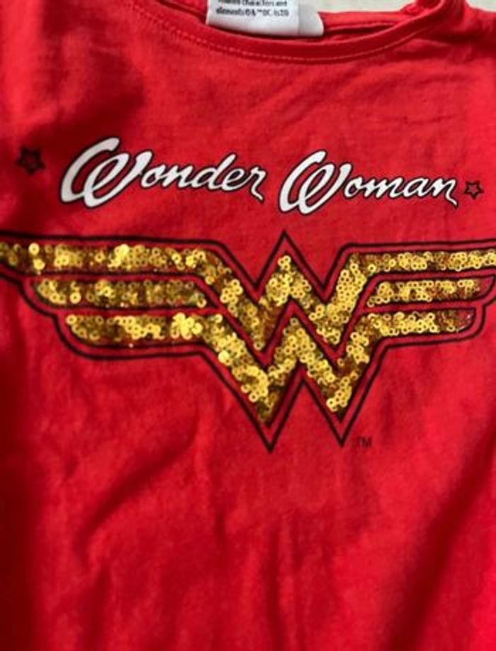 Tee shirt manches longues rouge 10 ans - photo numéro 2