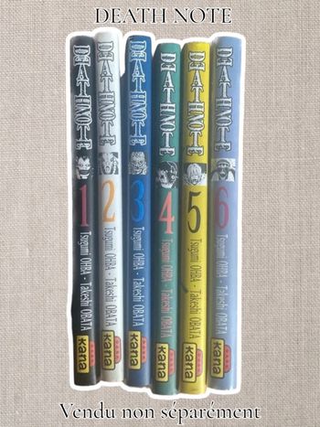 Lot - Tomes - Death Note - 1/2/3/4/5/6 - Tsugumi Ohba