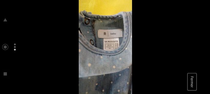 Robe jean neuve à pois La redoute - photo numéro 3