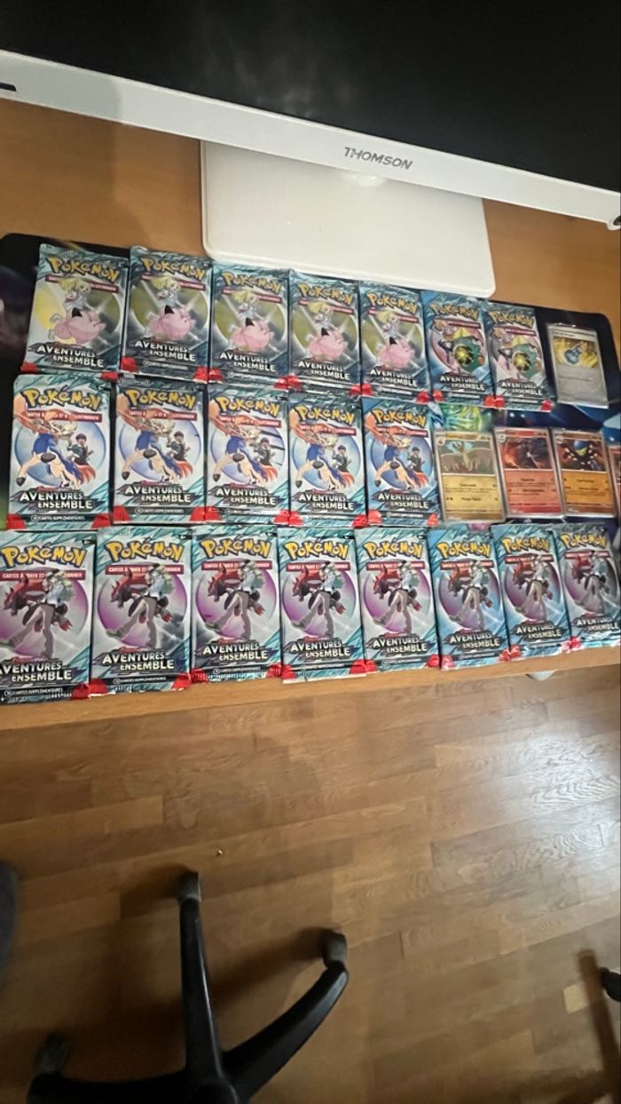 Lot de booster Pokémon ouvert ev9 - photo numéro 3