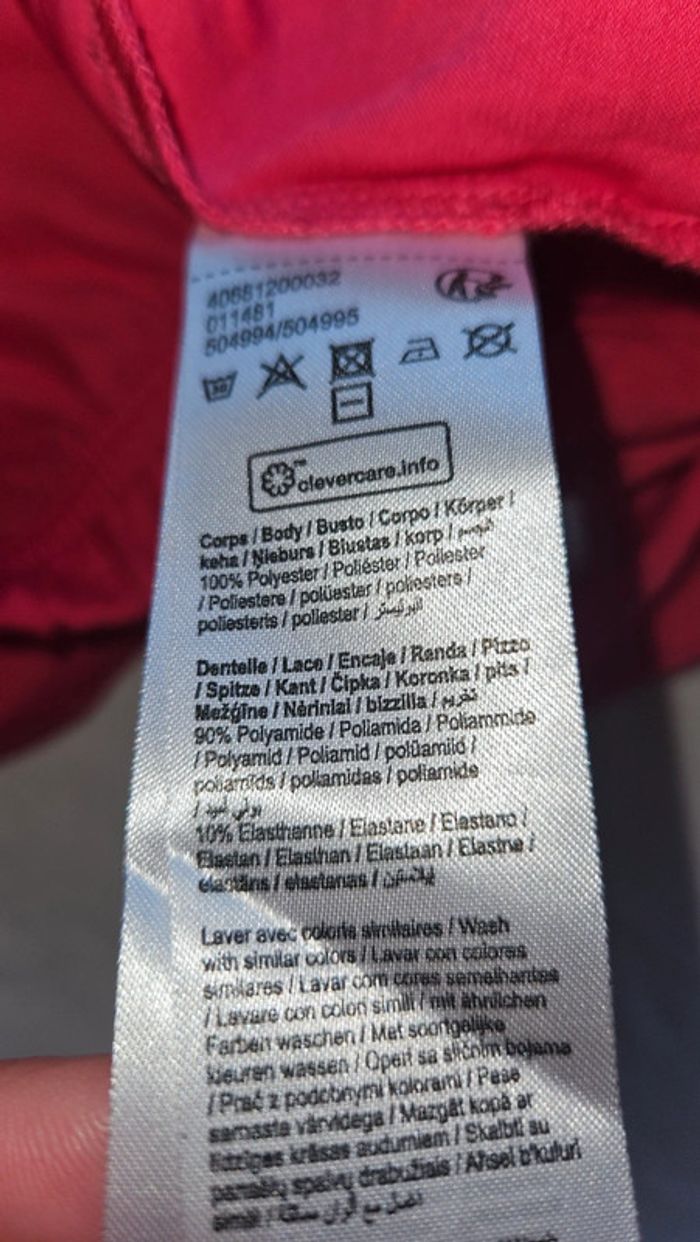 Short fuchsia fluide Gemo- Taille élastique du 44 au 48 - photo numéro 4