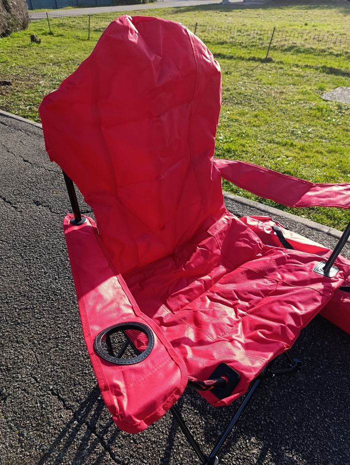 Lot de 2 chaises de camping pliantes – Neuves - photo numéro 4