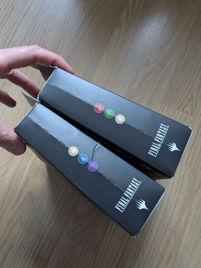 Lot de 2 deck magic commander final fantasy - neufs scellés - héritiers et magie / transcendance - photo numéro 4