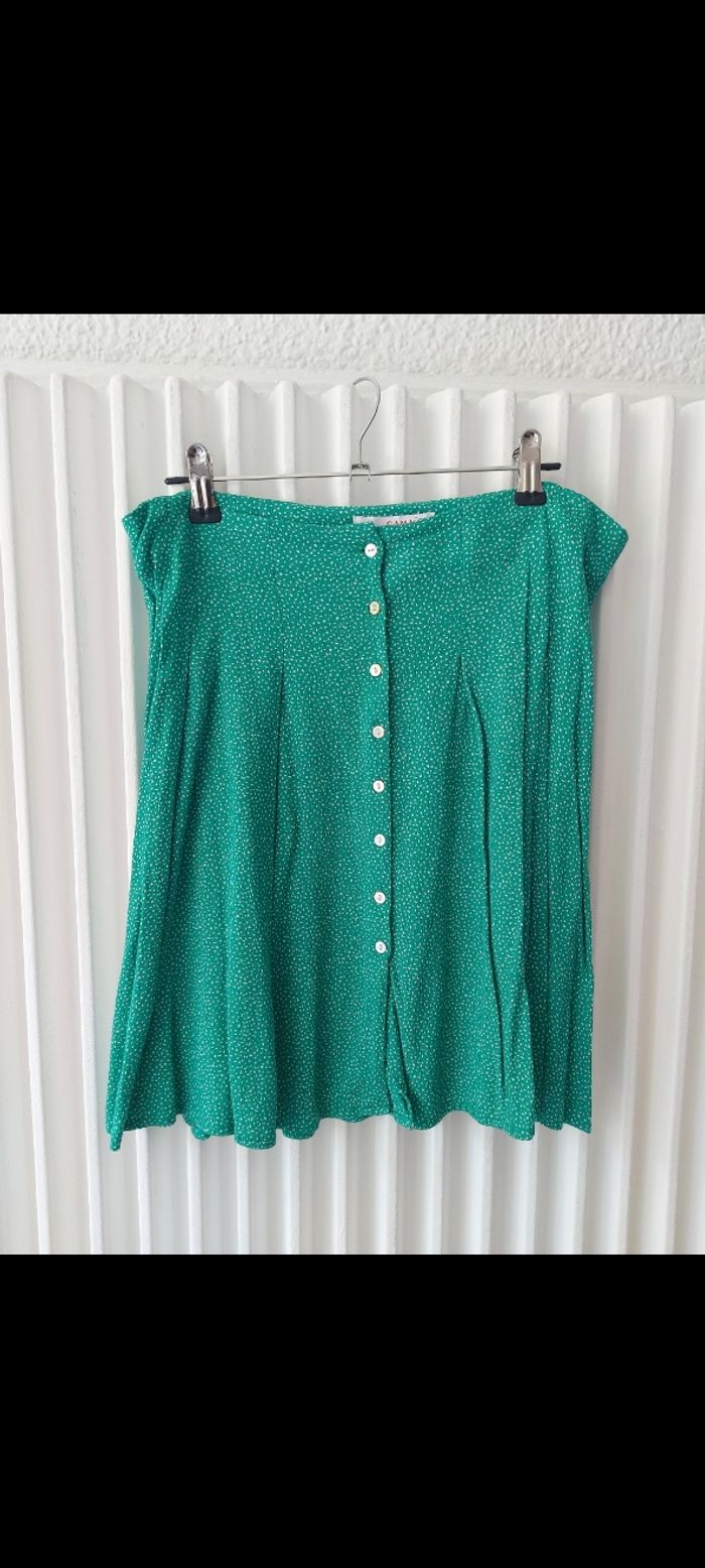 Jupe verte Camaieu