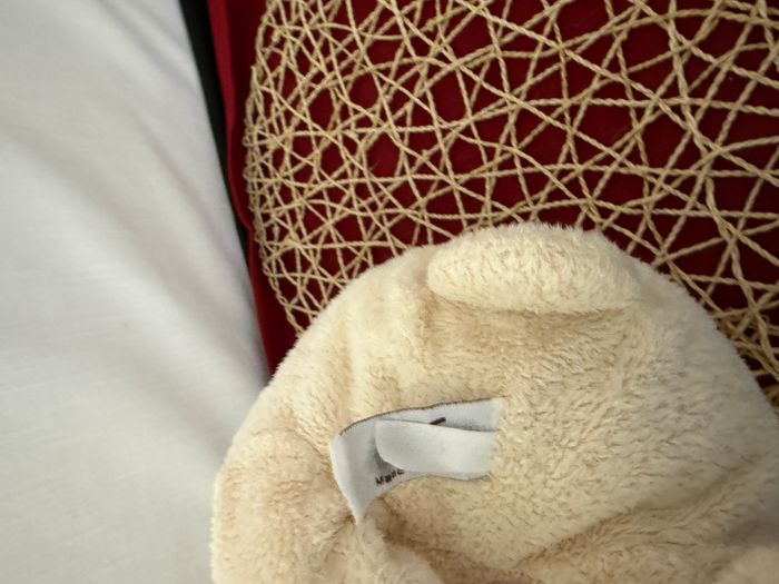 Doudou ours beige marron NICOTOY - photo numéro 4