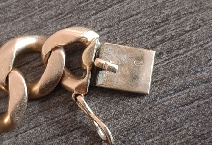 Bracelet gourmette or jaune 18k - photo numéro 2