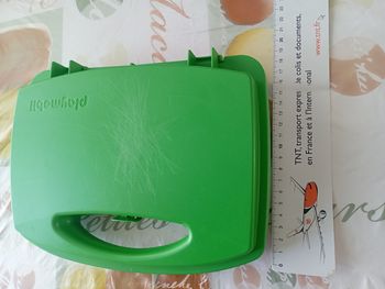 Malette de rangement et transport vert playmobil 20X25 cm 2€