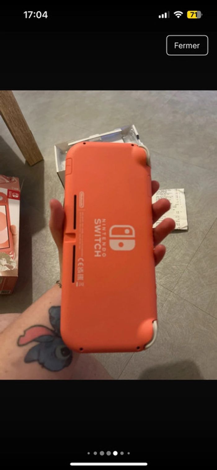 Nintendo switch lite rose encore sous garentie 2 ans - photo numéro 9