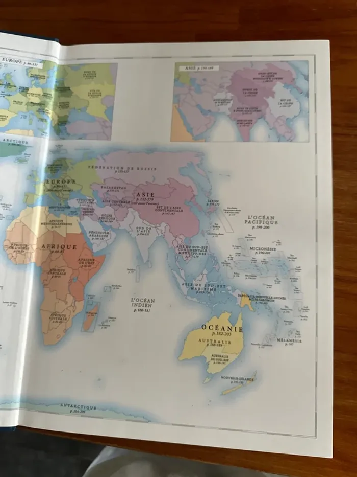 Livre grand atlas pour le XXI e siecle - photo numéro 4