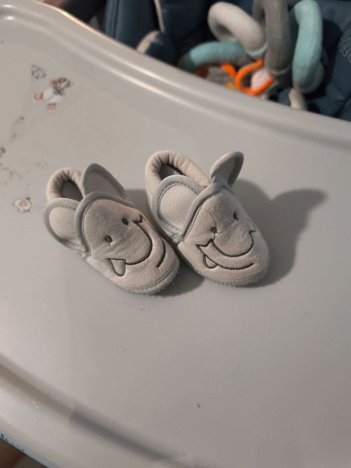 Petit chausson bebe souris - photo numéro 2