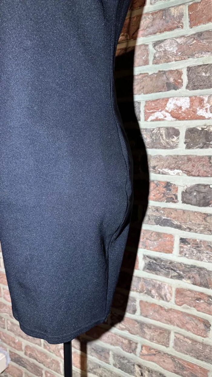 Robe moulante noire jus d’orange taille unique - photo numéro 6