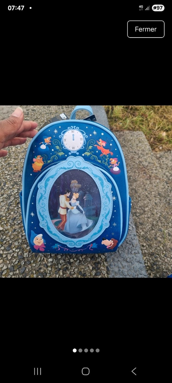 Sac a dos cendrillon - photo numéro 1