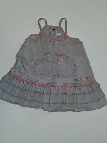 Robe à bretelles grise Orchestra avec poches