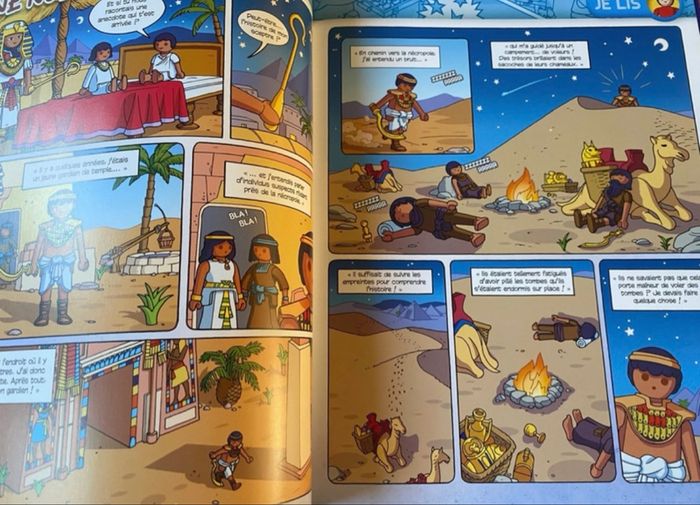 Livre avec playmobil egyptien - photo numéro 4