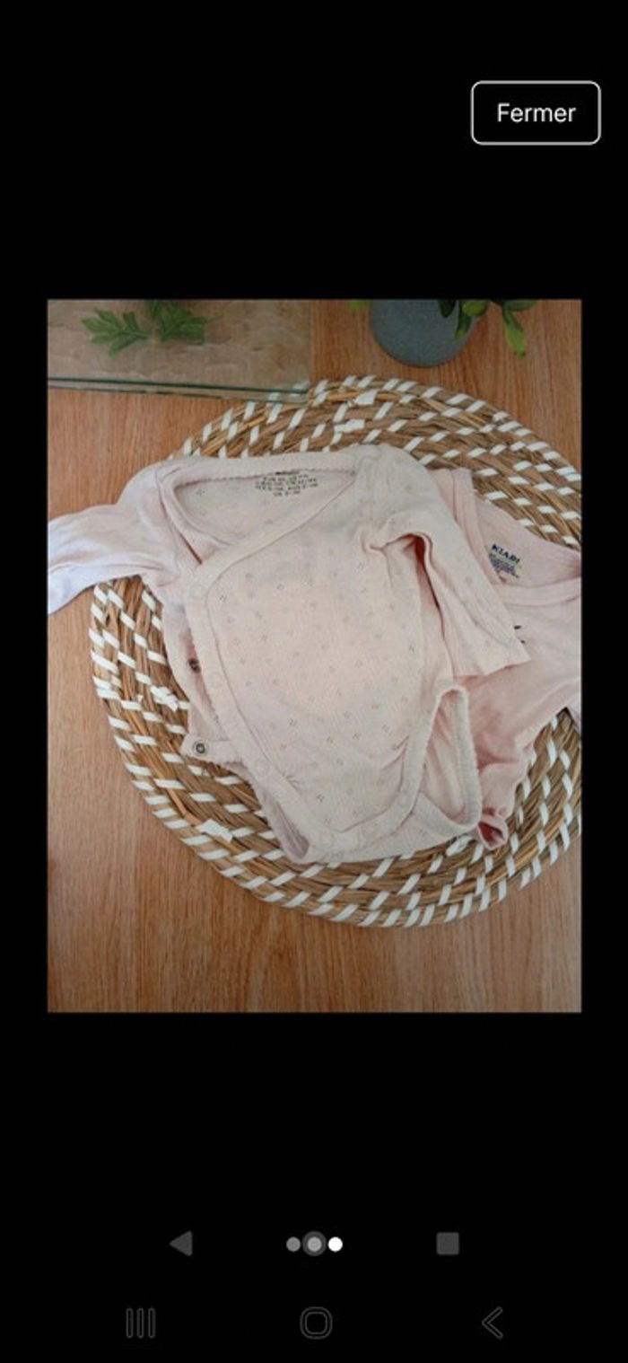 Lot body 1 mois kiabi h&m - photo numéro 3