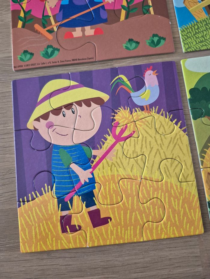 Lot de 4 puzzles Diset - photo numéro 5