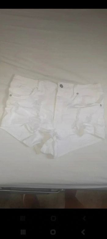 Mini short blanc