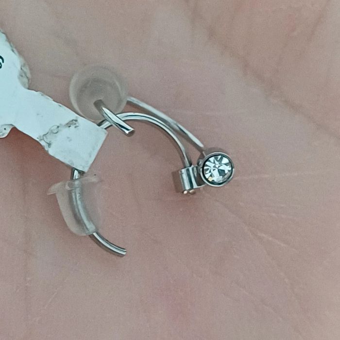 Boucles d'oreilles zag en acier inoxydable - photo numéro 4