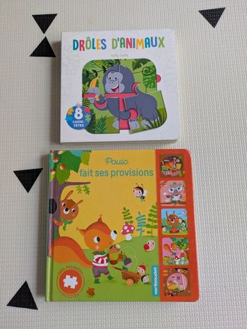 Lot de deux livres puzzles