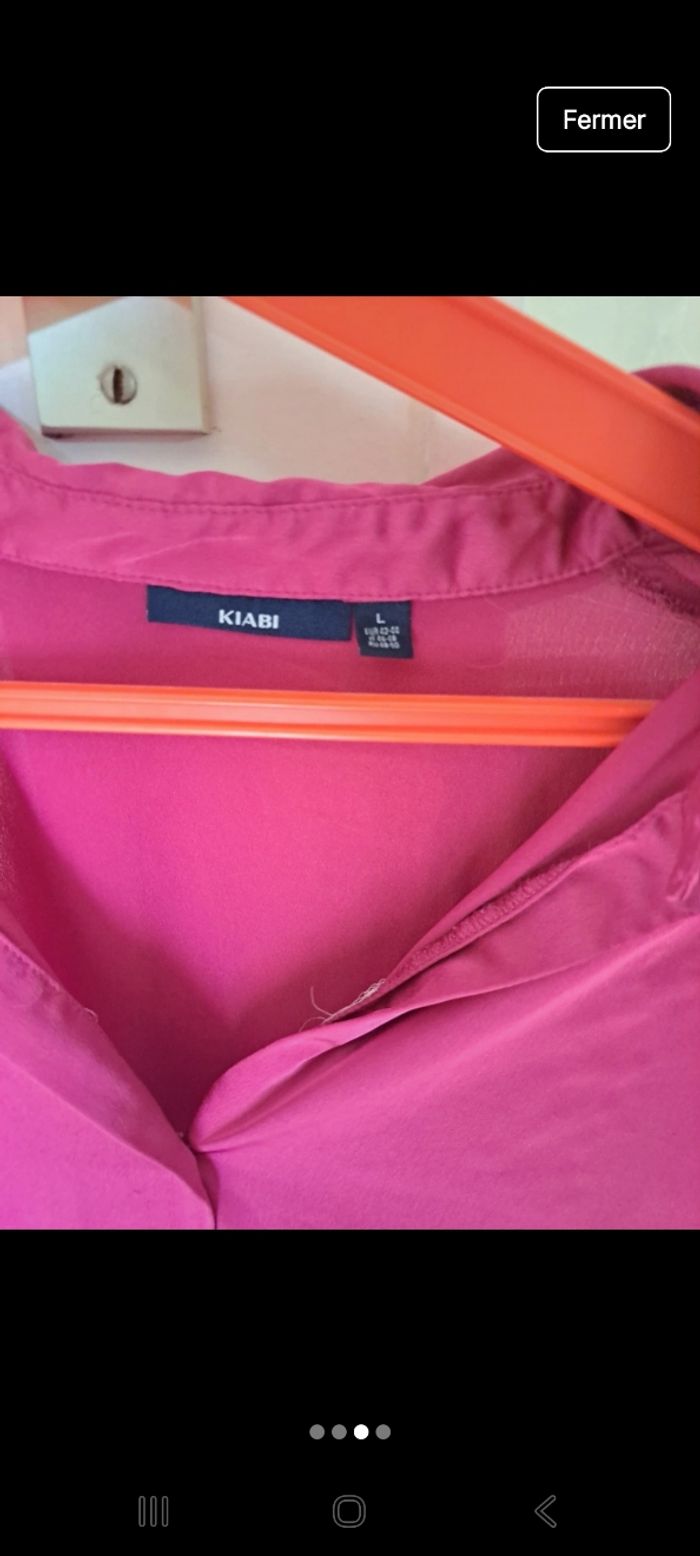 Chemise fluide manche longue retrousable - photo numéro 3