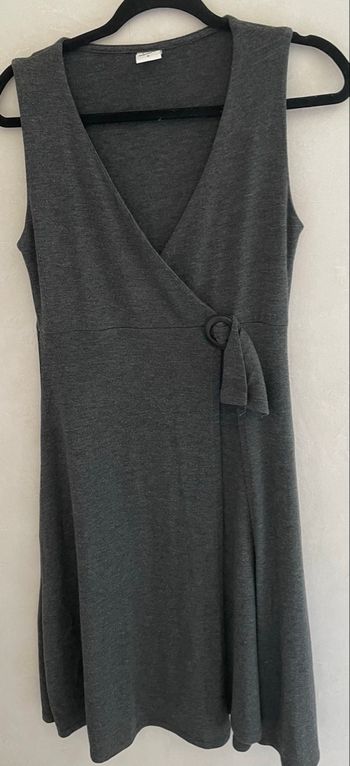 Robe Jacqueline Riu grise évasée – Taille 2 (S/M) Style Casual Élégant 
