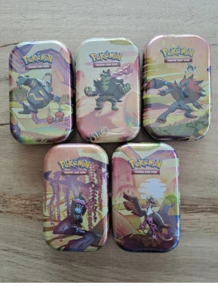Arset mini tins pokemon fables nebuleuses