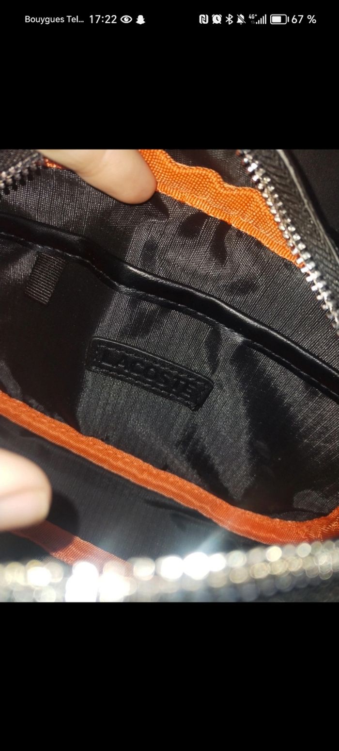 Sacoche lacoste noire neuve - photo numéro 5