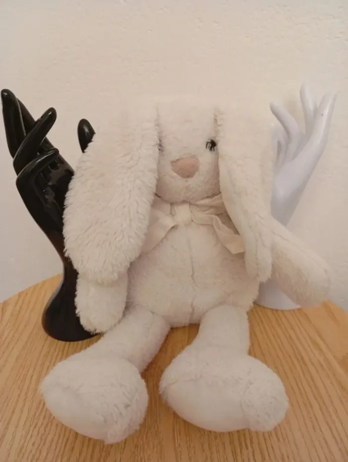 Peluche lapin blanc animaux en peluche rabbit easter