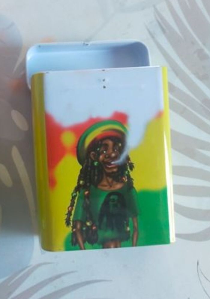 Boîte de cigarettes baba cool style bob Marley - photo numéro 6